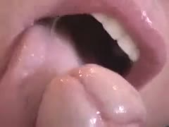 Fantastic close-ups of my white woman blowing my weenie